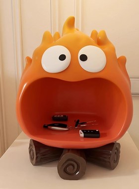 卡通创意卡西法入户客厅钥匙收纳玄关托盘家居桌面树脂装饰品摆件