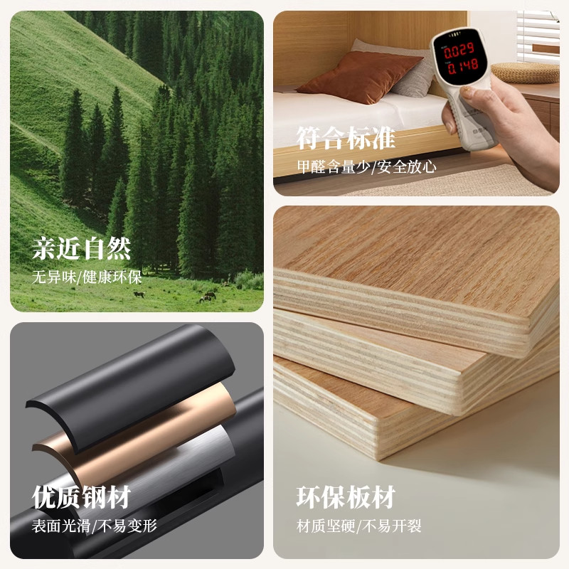 上下铺双层床青旅上下铺员工床公寓床学校宿舍高低床太空舱上下床