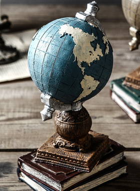 曼塔怀旧创意 客厅复古办公室书柜书架酒柜装饰品柜子小