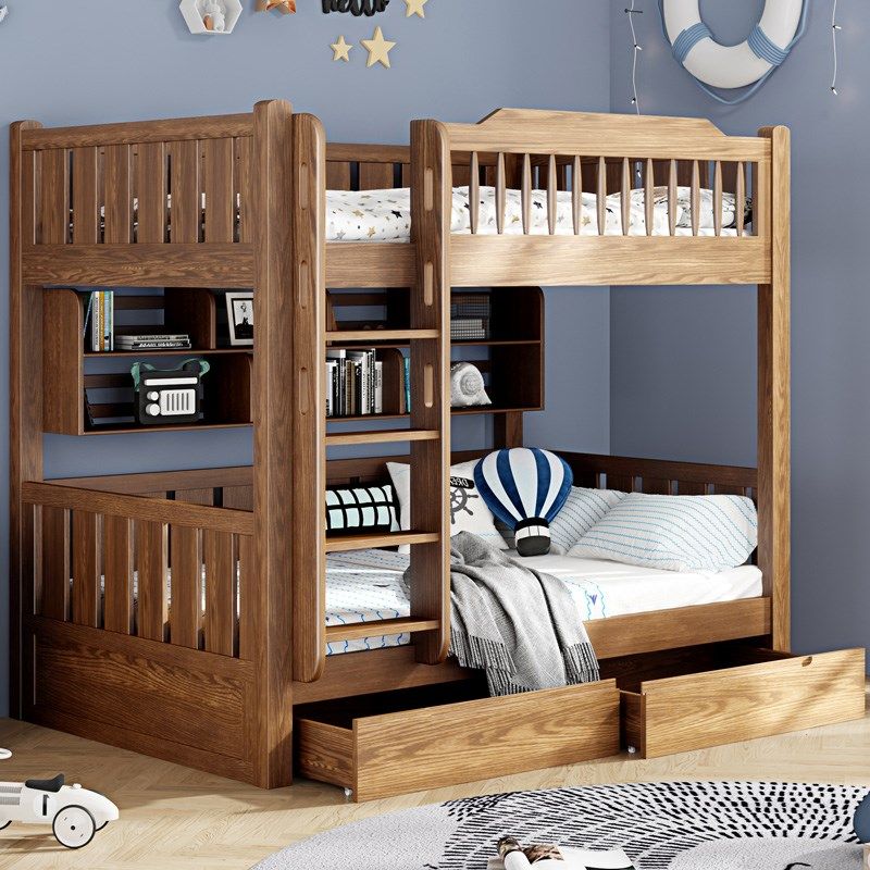 上下铺双层床实木多功能高低子母床红橡木双人床上下铺儿童上下床,淘宝优惠券,粉丝福利购,淘宝优惠卷