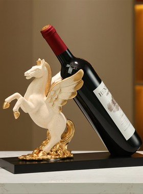 马到成功酒柜摆红酒架托 托驾2025新款酒吧台面客厅餐柜电视装饰