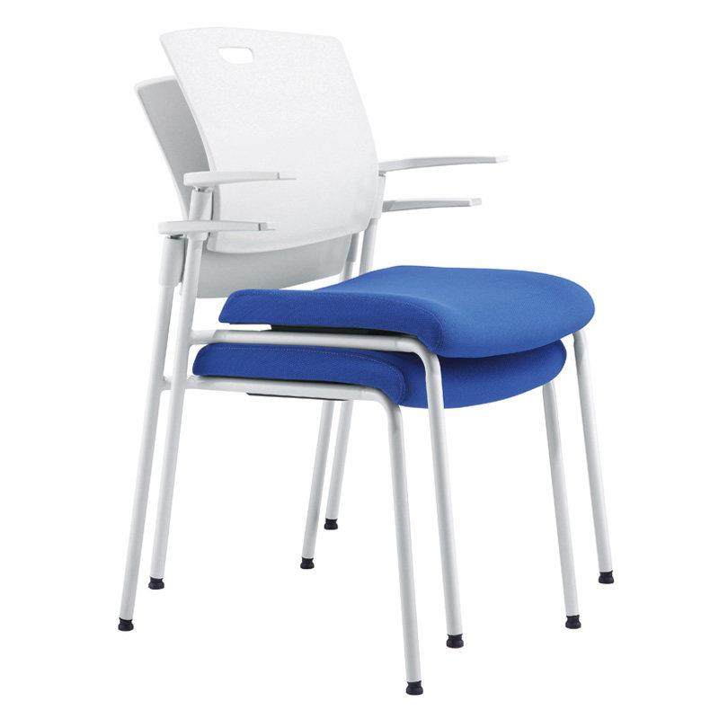 白色塑钢展厅接待椅带扶手堆叠会议椅网布办公椅图书阅览椅培训椅,淘宝优惠券,粉丝福利购,淘宝优惠卷