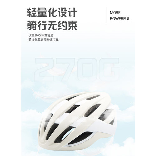 自行车头盔2026新款成人骑行头盔男女通款一体成型公路车骑行装备 - 图0