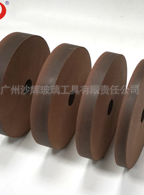 平行型BD泥巴红色抛光轮 150乘22偏硬高亮 异型机圆形玻璃磨边