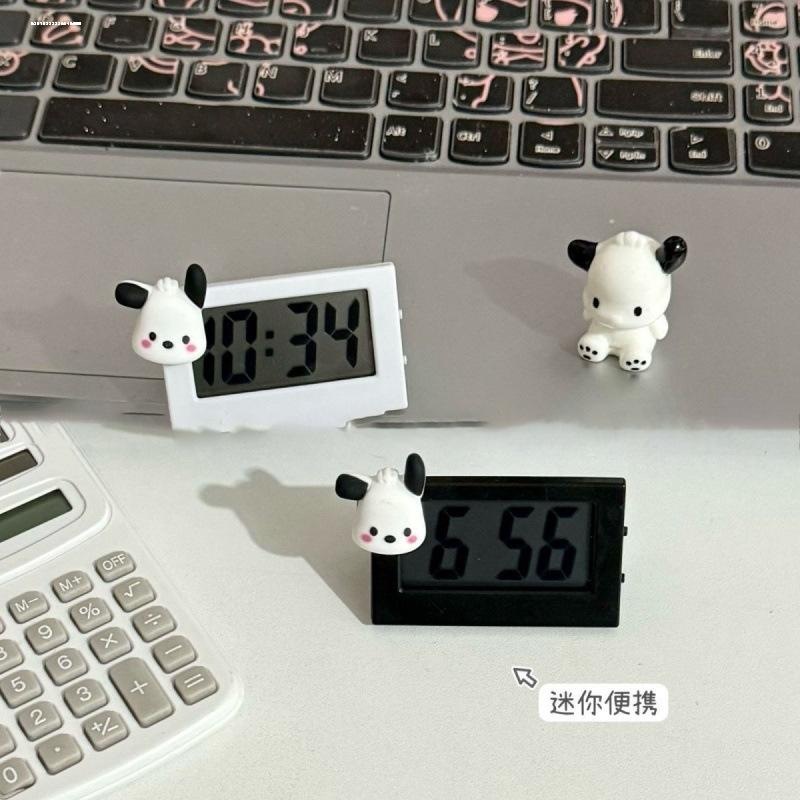 2024帕恰狗迷你挂表便携式学生考试时间电子表工作学习表静音 - 图0
