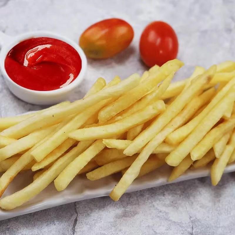 新货咔滋脆特选薯条半成品2kgx6包商用油炸薯条1/4裹粉薯条 - 图0