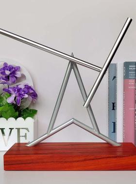 创意永动机永动仪钢铁侠旋转牛顿摆混沌摆客厅卧室壁龛装饰品摆件