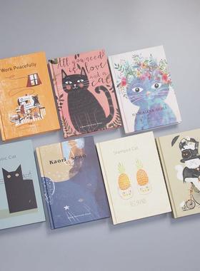 25CM儿童房装饰真书儿童样板间娱乐区道具书软装卡通猫插画装饰书