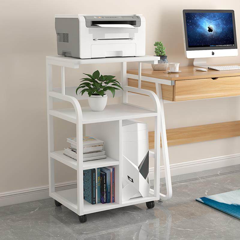 Computer main rack floor-standing office storage rack printer rack multi-layer storage rack mobile desktop chassis bracket