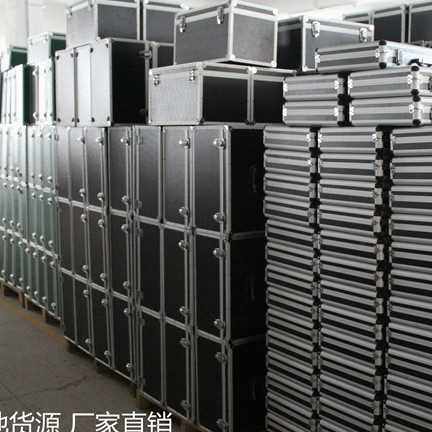 Batch small electric hardware tool storage shock-proof aluminum alloy box Right angle medium equipment packaging box
