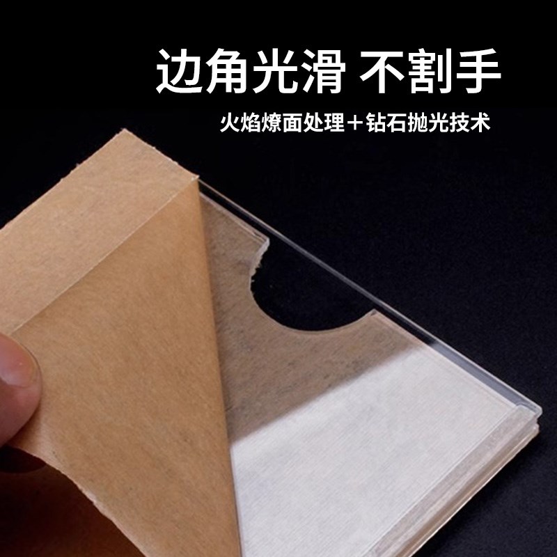 双层亚克力相框卡槽a4插槽照片标签有机玻璃板定制照片插盒塑料双 - 图2