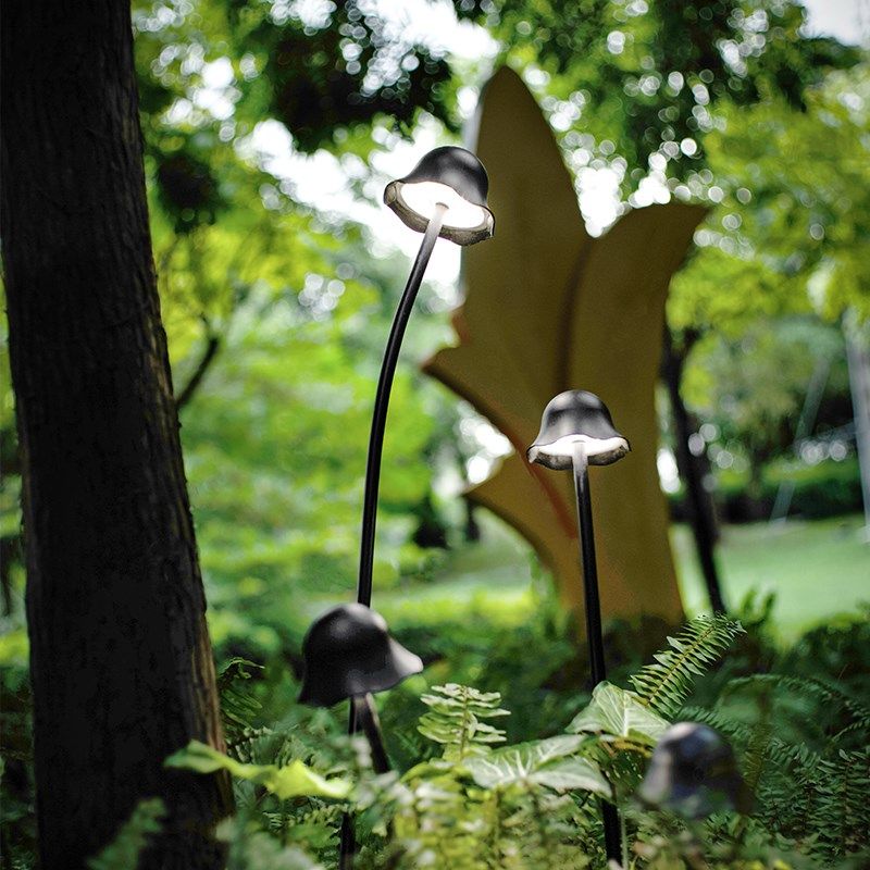 简约现代a个性氛围蘑菇灯花园露台地插灯阳台别墅景观庭院灯草坪,淘宝优惠券,粉丝福利购,淘宝优惠卷