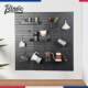Bincoo coffee storage hole plate display rack without punching storage rack set multi-function storage rack partition