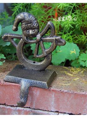 莫里斯花园 花园杂货家居花园铸铁摆件圣诞桌面挂钩