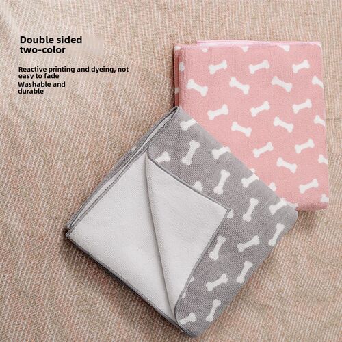 采购产品宠物毛巾超级吸收和快干大浴巾为狗和猫,浴巾和浴巾用品 - 图2