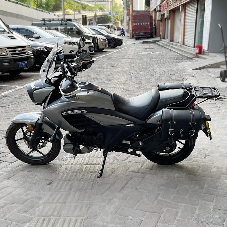 适用铃木155KR酷道GL150改装保险杠护手把罩边箱支架边包后尾货架 - 图2