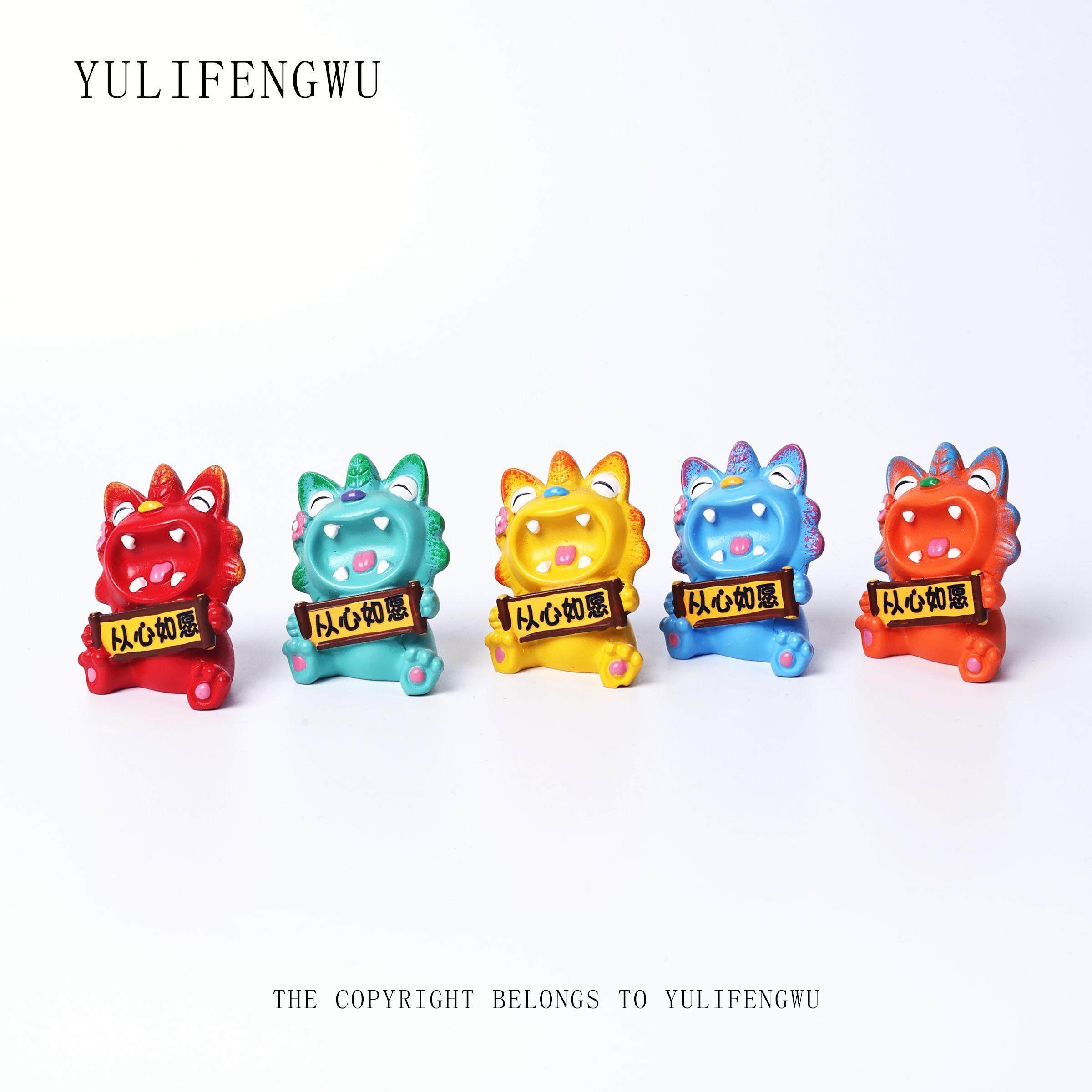 鱼里风物｜从心如愿 瓦猫摆件小号云南非遗文创办公室桌面装饰礼,淘宝优惠券,粉丝福利购,淘宝优惠卷