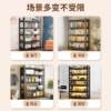 Hong Kong free shipping hole board shelf storage rack floor-standing multi-layer storage room balcony utility rack storage home delivery to your door