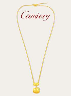 蝴蝶结kitty项链女款高级感轻奢