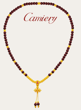 金刚杵三圈手串男女同款轻奢小众