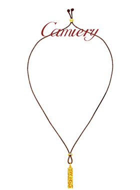 碎碎冰四方来财项链女配饰高级感