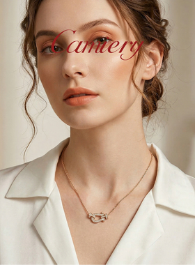 百搭马蹄扣项链高级感轻奢小众