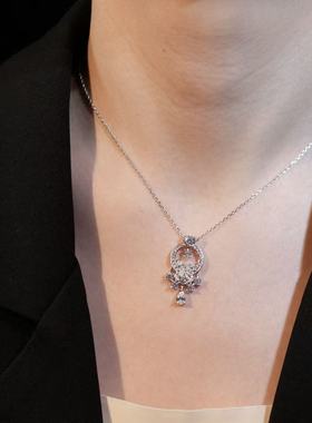 花园蝴蝶项链轻奢高级感气质大气