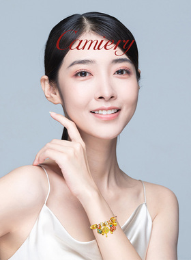 【非遗錾刻】吞金兽拨浪鼓手链高级感轻奢 镀24K防水 本命年护身