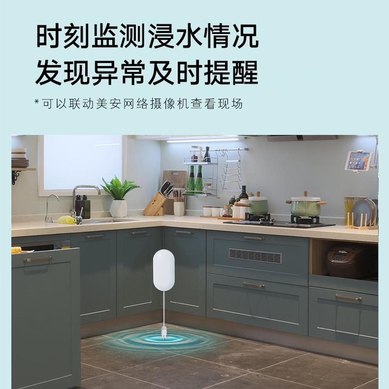 NB水浸传感器智能物联网远程提醒探测水位水满溢水漏水感应报警器 - 图0