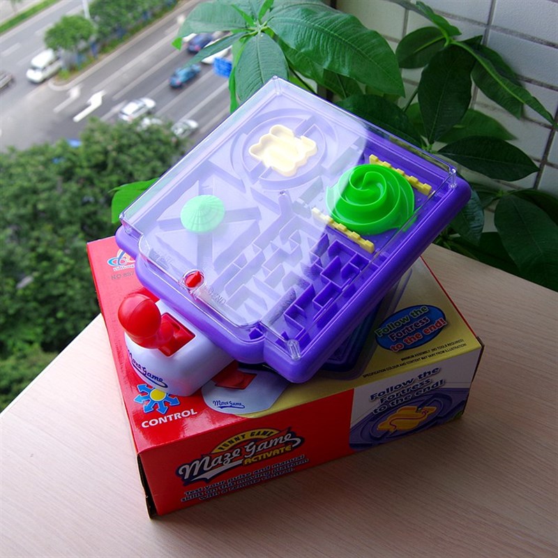 男女孩儿童专注力训练益智玩具3-7岁幼儿园掌上平衡滚珠走珠迷宫 - 图2