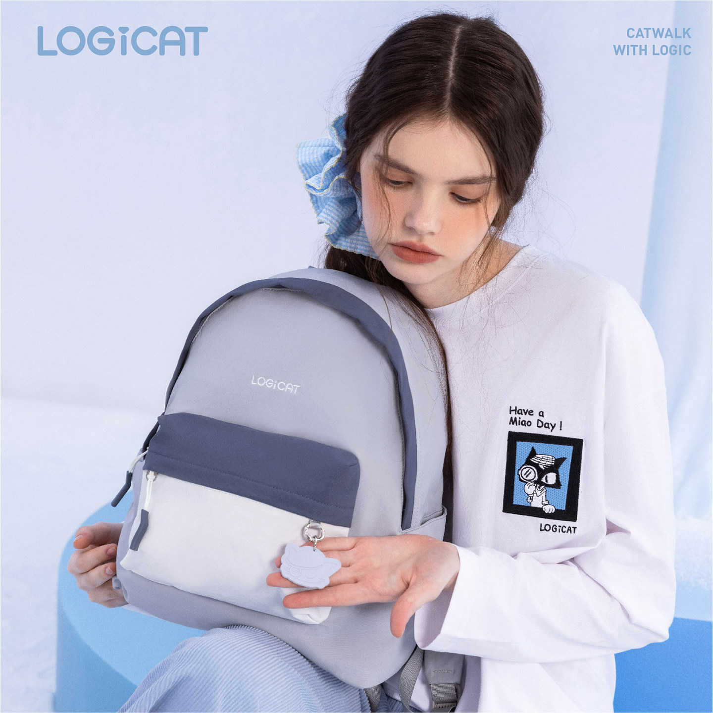 LOGICAT双肩包轻便百搭大容量户外旅行运动通勤防泼水学生书包,淘宝优惠券,粉丝福利购,淘宝优惠卷