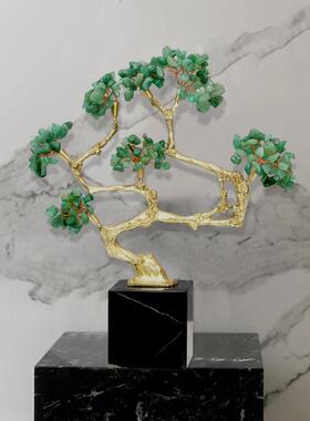 采购产品高端紫水晶钱树装饰品，客厅入口样板房，电视柜，乔迁之