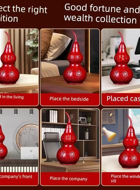 朱砂葫芦客厅招财饰品，紫金沙，高端入口店，公司前台乔迁