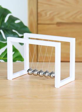 牛顿摆球不永动金属办公室减压创意简约现代家居桌面装饰品小摆件