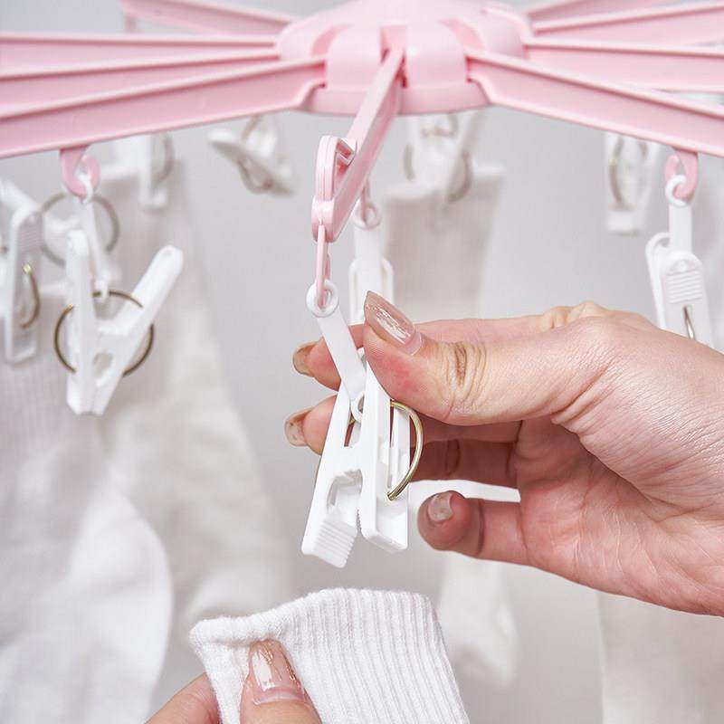 汇丰信佳20夹伞形尿布架子塑料毛巾晾晒架宝宝新生婴儿尿布晾衣架,淘宝优惠券,粉丝福利购,淘宝优惠卷