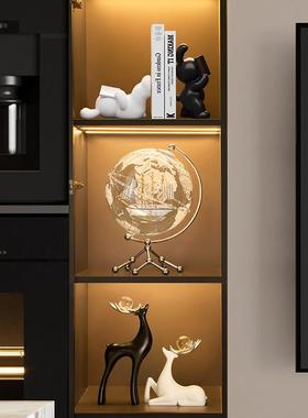 简约现代兔子书挡摆件客厅电视柜酒柜书柜桌面书立假书家居装饰品