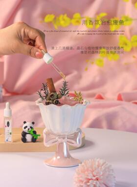 「梦谷花雨」扩香石香薰晶石礼盒无火香氛摆件生日礼物送女生礼品