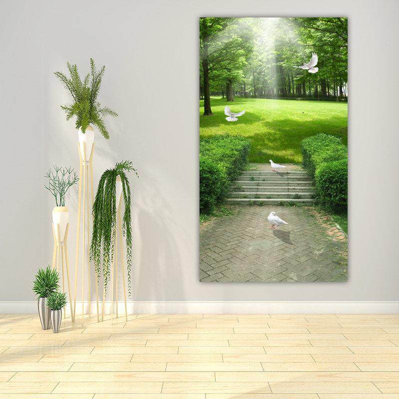 定制壁画玄关墙面装饰竖版自粘宿舍3d立体贴纸布置房间美容养生馆,淘宝优惠券,粉丝福利购,淘宝优惠卷