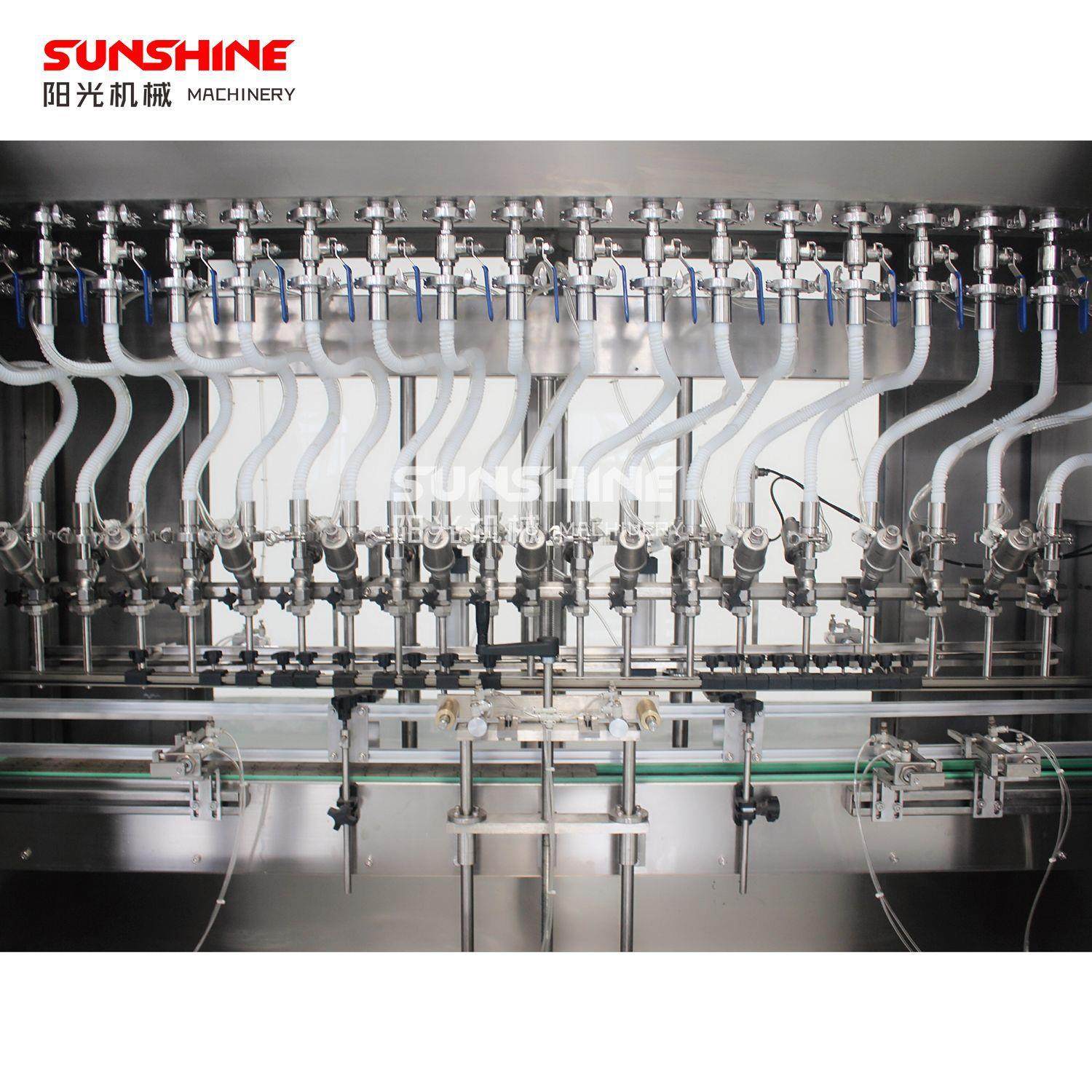 全自动定量酒水饮料果汁灌装漱口水玻璃水高泡沫液体灌装机生产线,淘宝优惠券,粉丝福利购,淘宝优惠卷