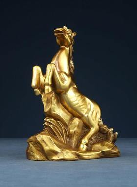 铜欣祥 铜马摆件生肖马装饰品办公室家居摆设马到成功工艺品摆件