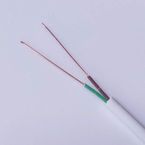 白色室内二芯四芯0.5 0.8 1.0HYA电话线 通信线家庭用电话线100米 - 图0