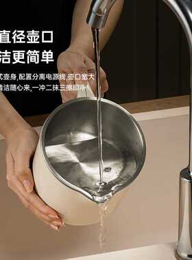 便携折叠水壶旅行式烧水壶304不锈钢迷你家用学生折叠电热水杯