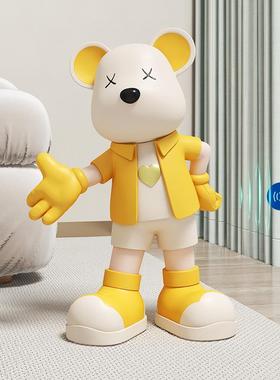网红打卡暴力熊大号迎宾落地摆件门口橱窗公仔客厅装饰品开业礼品