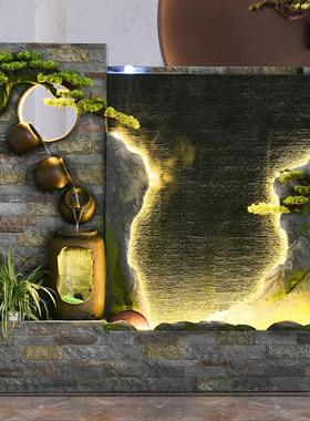 假山流水喷泉屏风 新中式庭院装饰摆件 支持定制 多种颜色可选