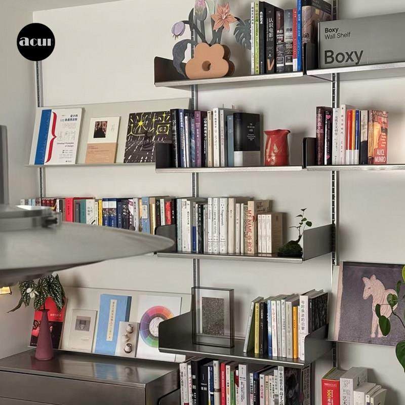 阿崔造屋C1上墙挂壁置物架简约家具挂墙系统不锈钢隔板书架可定制,淘宝优惠券,粉丝福利购,淘宝优惠卷