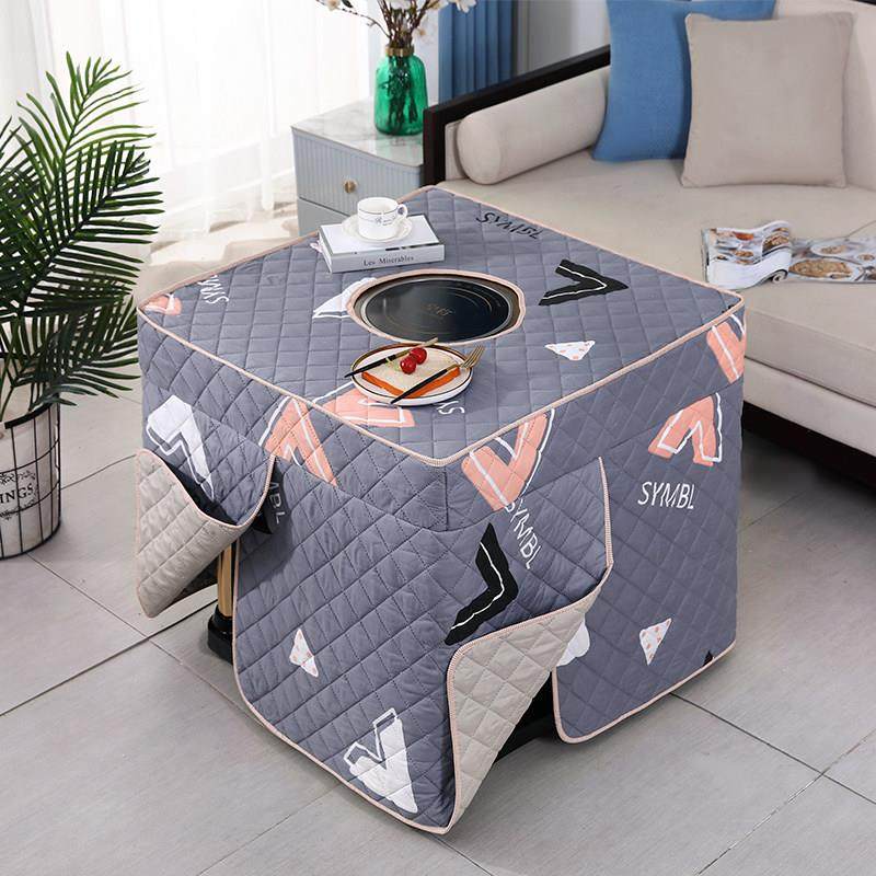 新款高档冬季电炉罩烤火桌子套被烤火桌布加厚正方形电暖炉取暖天,淘宝优惠券,粉丝福利购,淘宝优惠卷