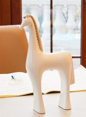 创意马摆件客厅家居软装饰品现代简约电视柜酒柜玄关乔迁新居礼品