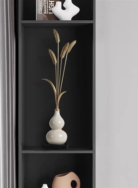 新中式葫芦摆件客厅玄关u电视柜装饰品乔迁新居开业礼物麦穗摆件