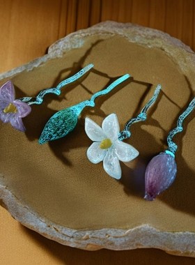 淄博非遗手工琉璃夜光百合百年好合合合生T金送礼家居摆