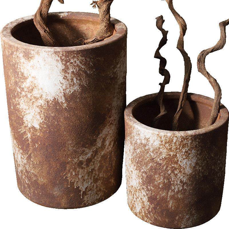 大型落地花瓶庭院陶瓷落地大缸水缸花盆鱼缸庭院别墅粗陶坛子复古,淘宝优惠券,粉丝福利购,淘宝优惠卷